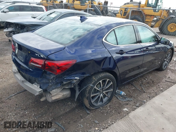 2016 Acura TLX V6 with VIN 19UUB2F35GA000185, listed as a IAAI auction lot 41572532 with 97,431 mi miles. Bid and sale history available at carsss.com. Image 4.
