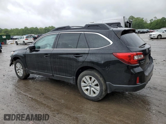 2017 Subaru Outback Premium with VIN 4S4BSADC0H3215929, listed as a Copart auction lot 57849755 with 124,221 mi miles and Salvage title. Bid and sale history available at DreamBid. Image 2.
