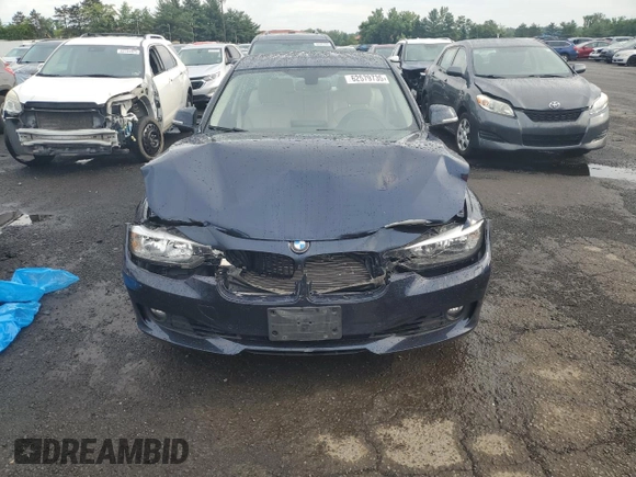 2015 BMW 3 Series 328i xDrive with VIN WBA3B5C59FF963090, listed as a Copart auction lot 62579735 with 53,400 mi miles and Salvage title. Bid and sale history available at DreamBid. Image 5.
