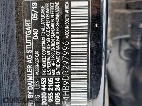 2013 Mercedes-Benz C 250 Sport with VIN WDDGF4HB9DR297996, listed as a Copart auction lot 62274695 with 99,120 mi miles and Clean title. Bid and sale history available at DreamBid. Image 12.