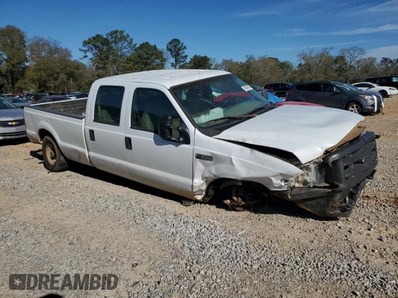 2000 Ford F-350 XL with VIN 1FTSW30L6YEB51197, listed as a Copart auction lot 49504835 with 284,070 mi miles and Salvage Title. Bid and sale history available at DreamBid. Image 4.