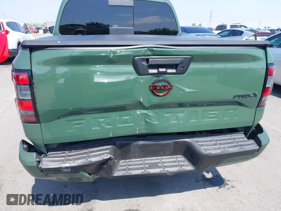 2024 Nissan Frontier SL with VIN 1N6ED1EJ0RN602640, listed as a IAAI auction lot 42465622 with 29,368 mi miles and . Bid and sale history available at DreamBid. Image 6.