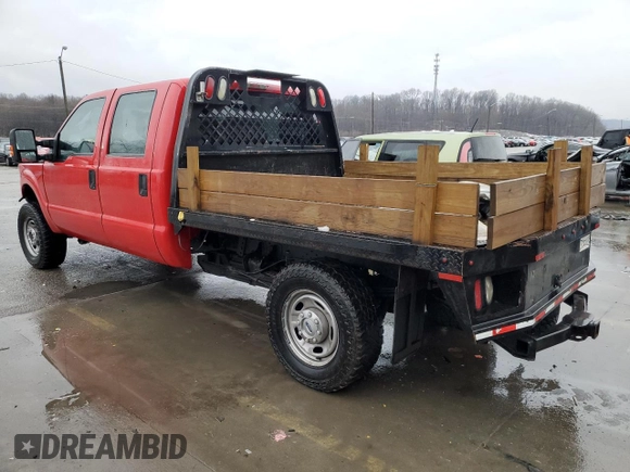 2015 Ford Super Duty F-250 SRW XL with VIN 1FD7W2B62FED31258, listed as a Copart auction lot 43535215 with 152,048 mi miles and Salvage Title. Bid and sale history available at carsss.com. Image 2.