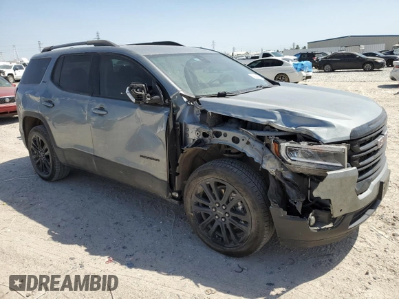 2023 GMC Acadia SLT with VIN 1GKKNUL48PZ120798, listed as a Copart auction lot 49889735 with 55,268 mi miles and Salvage Title. Bid and sale history available at DreamBid. Image 4.