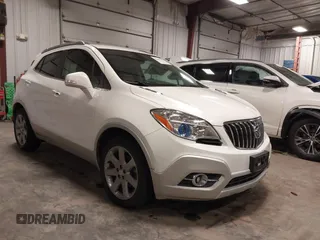 2014 Buick Encore Leather with VIN KL4CJCSB3EB555363, listed as a IAAI auction lot 41447016 with 102,112 mi miles. Bid and sale history available at carsss.com. Image 1.