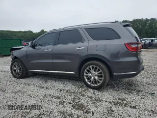 2014 Dodge Durango Citadel with VIN 1C4SDJET9EC435191, listed as a Copart auction lot 58572665 with 168,478 mi miles and Salvage title. Bid and sale history available at DreamBid. Image 2.