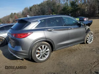 2022 Infiniti QX50 Pure with VIN 3PCAJ5AB8NF111516, listed as a Copart auction lot 84833324 with 70,844 mi miles and Salvage title. Bid and sale history available at DreamBid. Image 3.