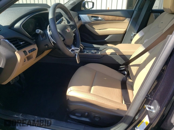 2021 Cadillac CT5 Premium Luxury with VIN 1G6DT5RW2M0111624, listed as a Copart auction lot 60633765 with 13,268 mi miles and Salvage title. Bid and sale history available at DreamBid. Image 7.