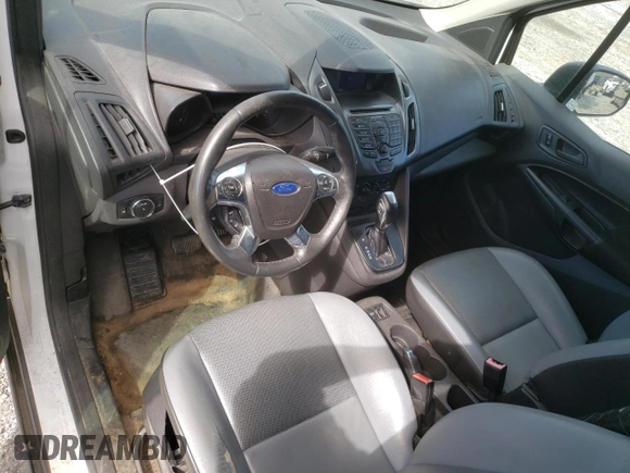 2015 Ford Transit Connect XL with VIN NM0LS7E75F1177665, listed as a Copart auction lot 55814935 with 349,375 mi miles and Salvage title. Bid and sale history available at DreamBid. Image 8.