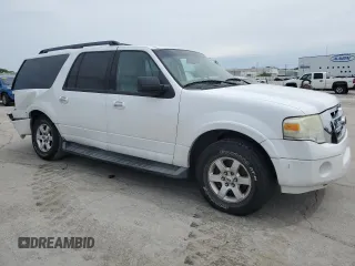 2010 Ford Expedition Max SSV with VIN 1FMJK1F50AEB45451, listed as a Copart auction lot 54194775 with 185,847 mi miles and Salvage title. Bid and sale history available at DreamBid. Image 4.
