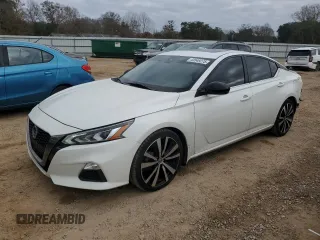 2020 Nissan Altima SR with VIN 1N4AL4CVXLN309644, listed as a Copart auction lot 43549275 with 75,653 mi miles and Salvage Title. Bid and sale history available at carsss.com. Image 1.
