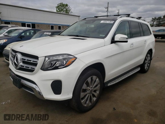 2018 Mercedes-Benz GLS 450 with VIN 4JGDF6EE9JB023186, listed as a Copart auction lot 53471364 with Not Provided miles and Salvage Title. Bid and sale history available at DreamBid. Image 1.