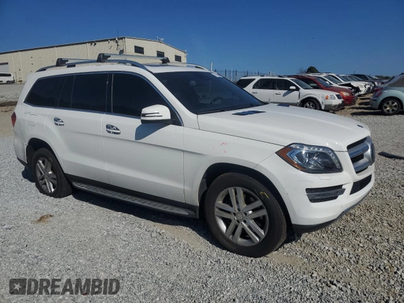 2016 Mercedes-Benz GL with VIN 4JGDF6EEXGA696311, listed as a Copart auction lot 77358304 with 113,398 mi miles and Salvage Title. Bid and sale history available at carsss.com. Image 4.