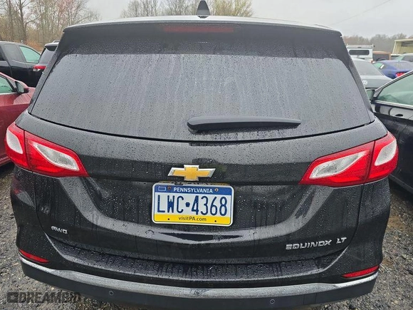 2019 Chevrolet Equinox LT with VIN 2GNAXTEV8K6261870, listed as a IAAI auction lot 42123618 with 87,311 mi miles. Bid and sale history available at carsss.com. Image 1.