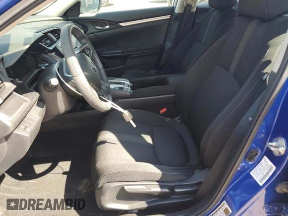 2018 Honda Civic LX with VIN 2HGFC2F57JH607611, listed as a Copart auction lot 56110745 with 39,572 mi miles and Salvage Title. Bid and sale history available at DreamBid. Image 7.