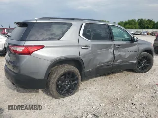 2021 Chevrolet Traverse LT Cloth with VIN 1GNERGKWXMJ208657, listed as a Copart auction lot 61564725 with 52,135 mi miles and Salvage title. Bid and sale history available at DreamBid. Image 3.