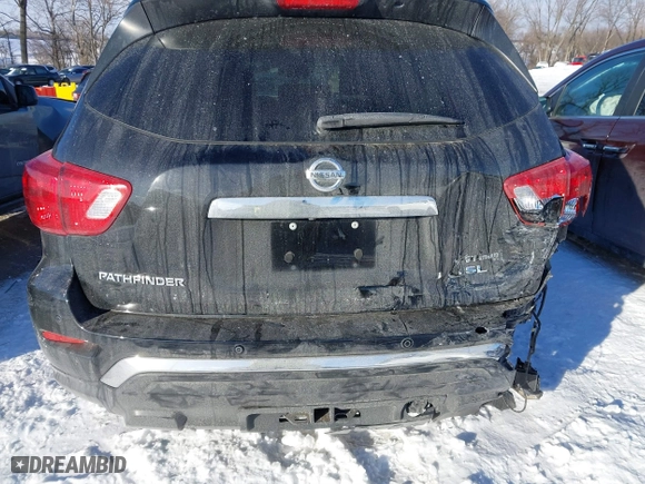 2017 Nissan Pathfinder SV with VIN 5N1DR2MN5HC629476, listed as a IAAI auction lot 41325826 with 87,573 mi miles. Bid and sale history available at carsss.com. Image 16.