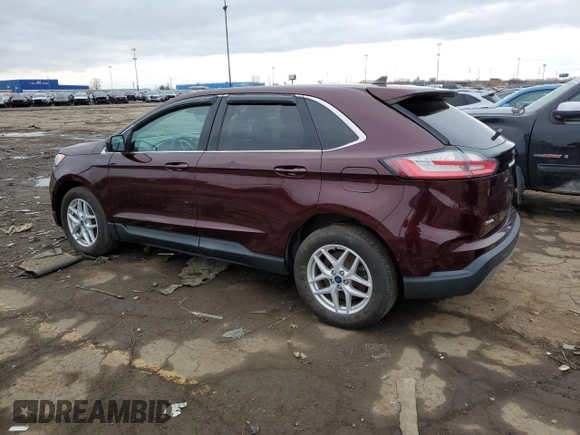2021 Ford Edge SEL with VIN 2FMPK4J97MBA26625, listed as a Copart auction lot 50235535 with 90,601 mi miles and Clean Title. Bid and sale history available at carsss.com. Image 2.