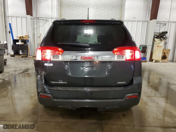 2014 GMC Terrain SLE with VIN 2GKFLWEK2E6161645, listed as a Copart auction lot 86582624 with 114,857 mi miles and Salvage Title. Bid and sale history available at carsss.com. Image 6.