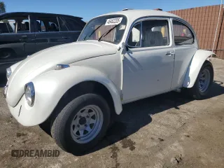 1969 Volkswagen Beetle with VIN 1190492991, listed as a Copart auction lot 46462205 with 18,726 mi miles and Clean Title. Bid and sale history available at DreamBid. Image 1.