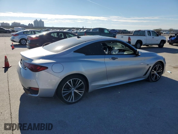 2018 Infiniti Q60 Luxe with VIN JN1EV7EL5JM391498, listed as a Copart auction lot 38105343 with 24,975 mi miles and . Bid and sale history available at DreamBid. Image 3.
