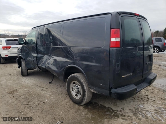 2017 Chevrolet Express Cargo Van with VIN 1GCWGAFF0H1221952, listed as a Copart auction lot 47445885 with 90,875 mi miles and Salvage Title. Bid and sale history available at carsss.com. Image 2.