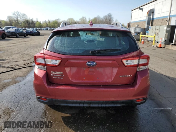 2019 Subaru Impreza Premium with VIN 4S3GTAD66K3754466, listed as a Copart auction lot 53935655 with 38,343 mi miles and Salvage Title. Bid and sale history available at carsss.com. Image 6.