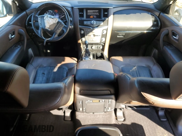 2019 Nissan Armada Platinum with VIN JN8AY2NF1K9351184, listed as a Copart auction lot 49127185 with 120,076 mi miles and Salvage Title. Bid and sale history available at carsss.com. Image 8.