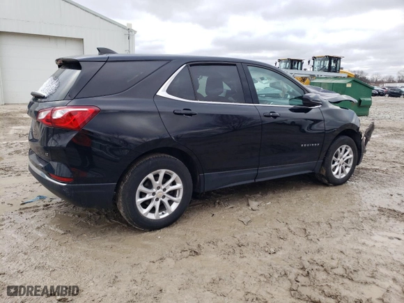 2020 Chevrolet Equinox LT with VIN 3GNAXKEV4LL322378, listed as a Copart auction lot 48140825 with 107,617 mi miles and Salvage Title. Bid and sale history available at carsss.com. Image 3.