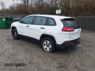 2014 Jeep Cherokee Sport with VIN 1C4PJMAB3EW287020, listed as a IAAI auction lot 41040643 with 134,417 mi miles. Bid and sale history available at carsss.com. Image 3.