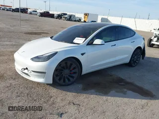 2023 Tesla Model 3 Performance z VIN 5YJ3E1EC5PF689620, wystawiony jako IAAI lot #41814112 z przebiegiem Nie podano mil oraz . Historia ofert i sprzedaży dostępna na DreamBid. Obrazek 14.