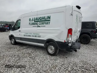 2023 Ford Transit Cargo with VIN 1FTBR1C88PKB21007, listed as a Copart auction lot 70991064 with 16,219 mi miles and Salvage Title. Bid and sale history available at DreamBid. Image 2.