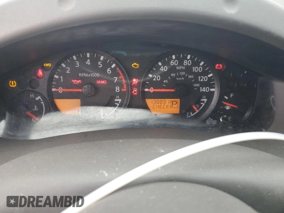 2019 Nissan Frontier Pro-4X with VIN 1N6DD0EV8KN722863, listed as a Copart auction lot 42442565 with 138,891 mi miles and Salvage title. Bid and sale history available at DreamBid. Image 9.