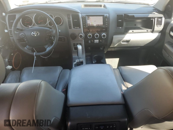 2013 Toyota Sequoia Limited with VIN 5TDKY5G13DS044283, listed as a Copart auction lot 52236725 with 195,118 mi miles and Salvage Title. Bid and sale history available at carsss.com. Image 8.