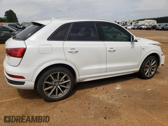 2018 Audi Q3 Premium with VIN WA1BCCFS3JR023502, listed as a Copart auction lot 47142733 with 38,444 mi miles. Bid and sale history available at carsss.com. Image 3.