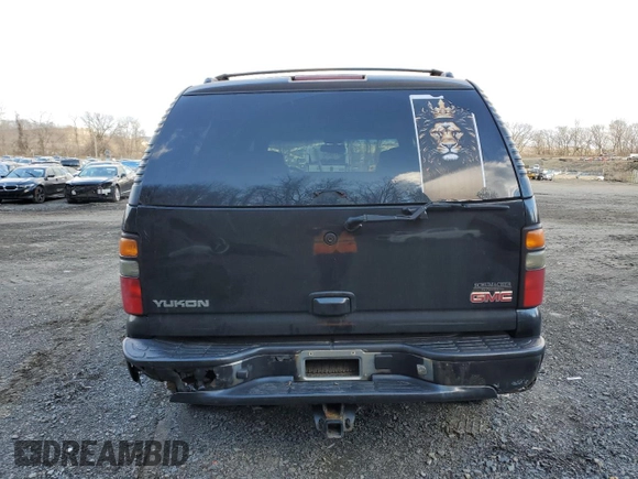 2006 GMC Yukon SLT with VIN 1GKEK13T46R113955, listed as a Copart auction lot 52398525 with 214,897 mi miles and Salvage Title. Bid and sale history available at carsss.com. Image 6.