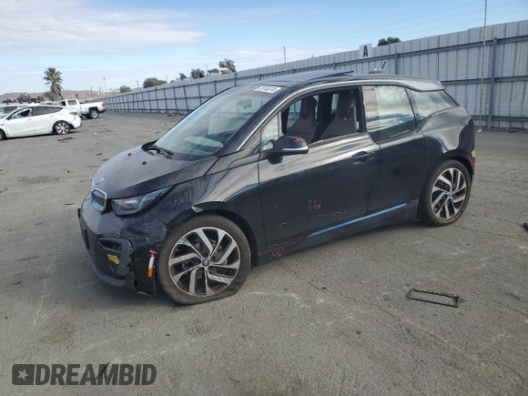 2019 BMW i3 with VIN WBY8P2C58K7D27842, listed as a Copart auction lot 78748374 with 36,918 mi miles and Salvage Title. Bid and sale history available at carsss.com. Image 1.