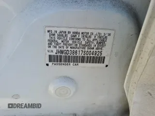 2007 Honda Fit Sport with VIN JHMGD38617S004925, listed as a Copart auction lot 47112235 with 249,849 mi miles and Salvage Title. Bid and sale history available at carsss.com. Image 14.