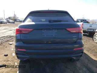 2022 Audi Q3 S line Premium Plus with VIN WA1EECF32N1144025, listed as a Copart auction lot 38752623 with 3,130 mi miles. Bid and sale history available at carsss.com. Image 6.