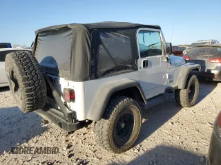 1997 Jeep Wrangler Sport with VIN 1J4FY19S8VP545093, listed as a Copart auction lot 47985865 with 124,208 mi miles and Salvage Title. Bid and sale history available at carsss.com. Image 3.