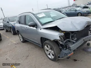 2015 Jeep Compass Sport with VIN 1C4NJDBB7FD317347, listed as a IAAI auction lot 41387287 with 99,413 mi miles. Bid and sale history available at carsss.com. Image 1.