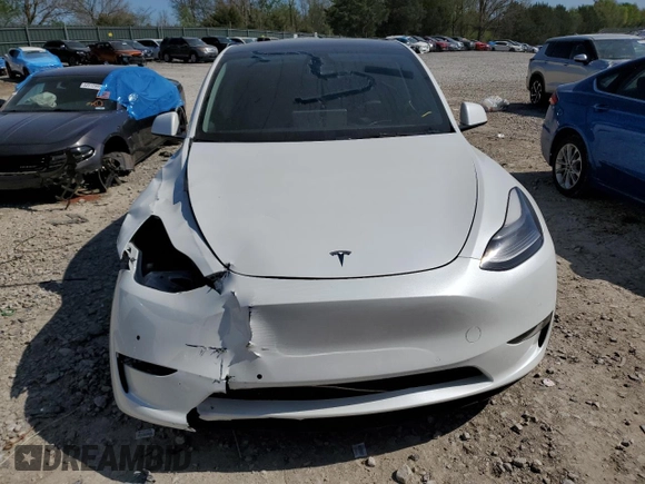 2021 Tesla Model Y Performance with VIN 5YJYGDEF7MF269221, listed as a Copart auction lot 52109785 with 61,619 mi miles and Salvage Title. Bid and sale history available at DreamBid. Image 5.