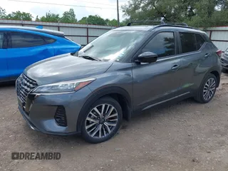 2023 Nissan Kicks SR with VIN 3N1CP5DV1PL563120, listed as a IAAI auction lot 42159388 with 24,070 mi miles. Bid and sale history available at carsss.com. Image 2.