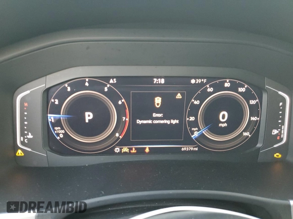 2022 Volkswagen Atlas SE with VIN 1V2JE2CA8NC209285, listed as a Copart auction lot 45026735 with 69,379 mi miles and Non repairable. Bid and sale history available at DreamBid. Image 9.