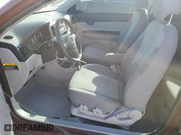 2007 Hyundai Accent SE with VIN KMHCN36C37U037995, listed as a Copart auction lot 51605085 with 141,579 mi miles and Non Repairable. Bid and sale history available at carsss.com. Image 7.