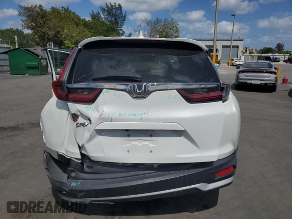 2021 Honda CR-V EX-L with VIN 2HKRW1H8XMH410531, listed as a Copart auction lot 54879785 with 46,471 mi miles and Clean Title. Bid and sale history available at carsss.com. Image 6.