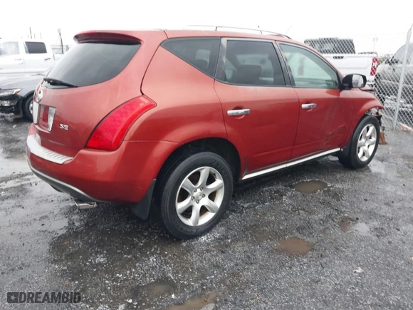 2006 Nissan Murano SL with VIN JN8AZ08W56W532907, listed as a IAAI auction lot 41441102 with 155,320 mi miles. Bid and sale history available at carsss.com. Image 4.