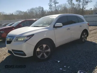 2016 Acura MDX с VIN 5FRYD3H20GB008592, выставлен на аукционе Copart как лот 89058995 с пробегом 164 886 миль миль и Списание • Salvage title. История ставок и продаж доступна на DreamBid. Изображение 1.