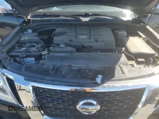 2019 Nissan Armada SL with VIN JN8AY2ND6K9090388, listed as a Copart auction lot 68142274 with 98,736 mi miles and Salvage Title. Bid and sale history available at carsss.com. Image 12.