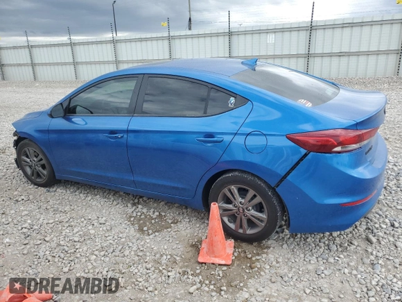 2017 Hyundai Elantra SE z VIN 5NPD84LF9HH182264, wystawiony jako Copart lot #56861135 z przebiegiem 84 768 mil mil oraz Szkoda całkowita • Salvage title. Historia ofert i sprzedaży dostępna na DreamBid. Obrazek 2.